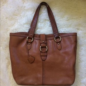 Banana Republic Distressed Leather Tote